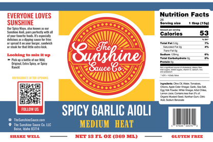 Spicy Garlic Aioli